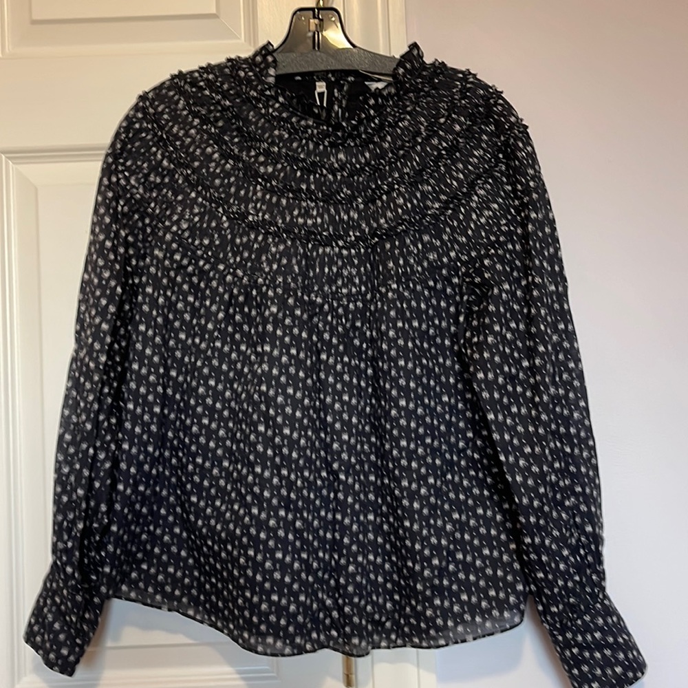Rebecca Taylor Ruffle Blouse